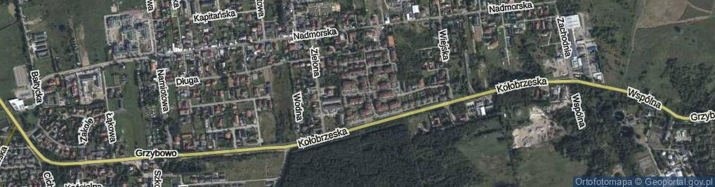 Zdjęcie satelitarne Muszelkowa ul.