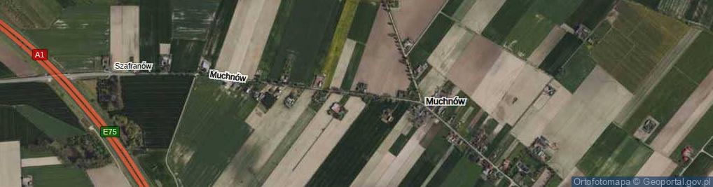 Zdjęcie satelitarne Muchnów ul.