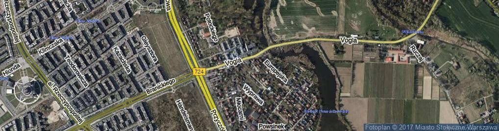 Zdjęcie satelitarne Murawy ul.