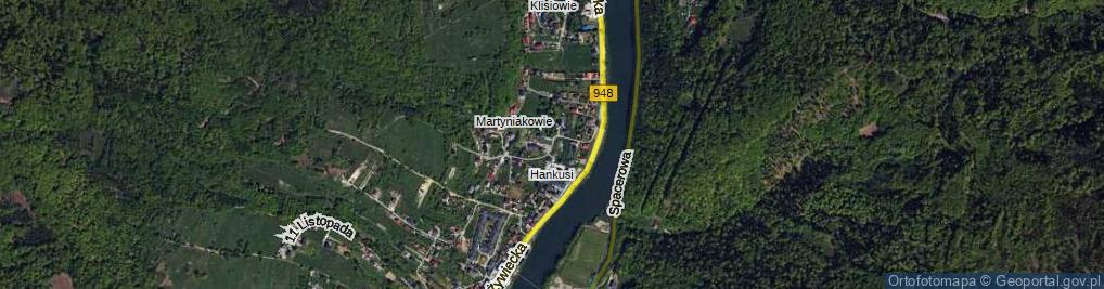 Zdjęcie satelitarne Myśliwska ul.