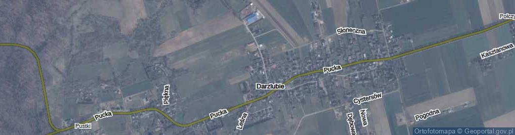 Zdjęcie satelitarne Myśliwska ul.