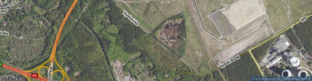 Zdjęcie satelitarne Mysłowicka ul.