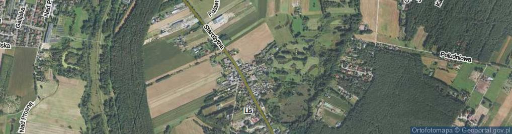 Zdjęcie satelitarne Myśliwska ul.