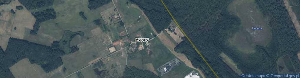 Zdjęcie satelitarne Mycyny ul.