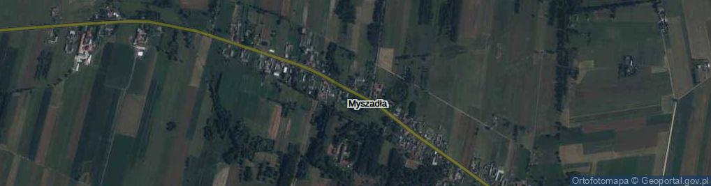 Zdjęcie satelitarne Myszadła ul.