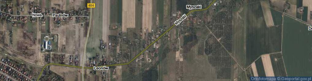 Zdjęcie satelitarne Myszaki ul.