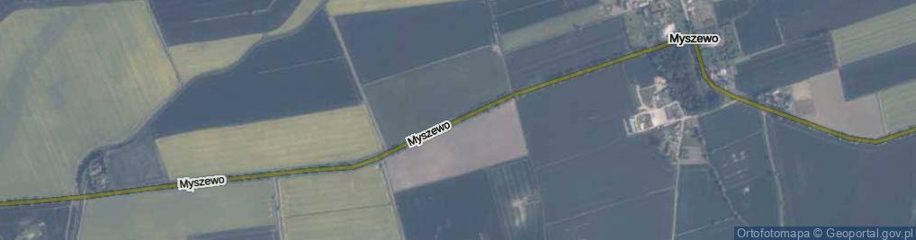 Zdjęcie satelitarne Myszewo ul.