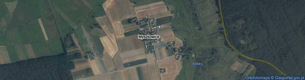 Zdjęcie satelitarne Myszkowice ul.