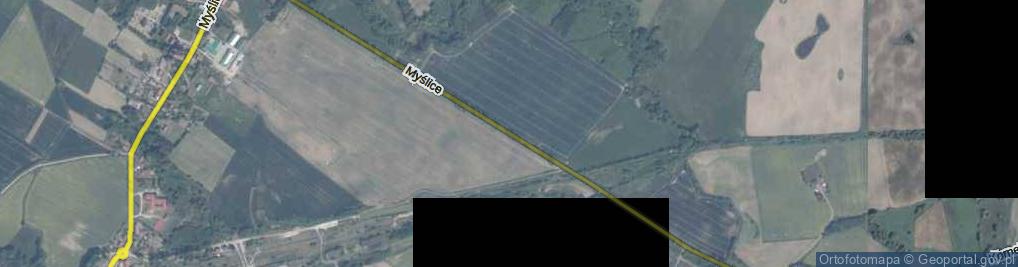 Zdjęcie satelitarne Myślice ul.
