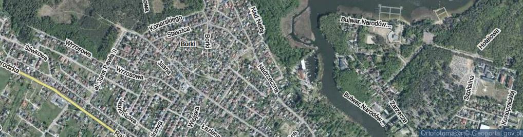 Zdjęcie satelitarne Nadrzeczna ul.