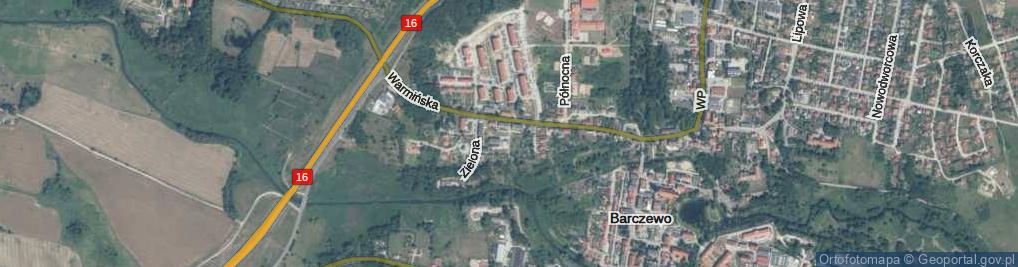 Zdjęcie satelitarne Nadrzeczna ul.