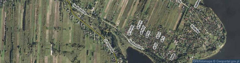 Zdjęcie satelitarne Nadbrzeżna ul.