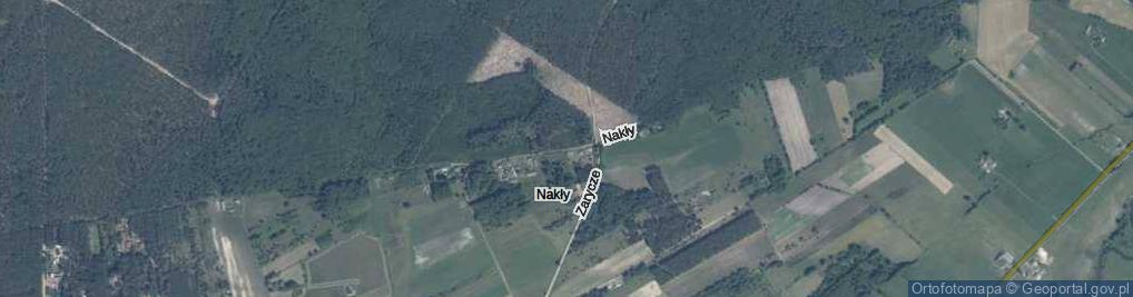 Zdjęcie satelitarne Nakły ul.