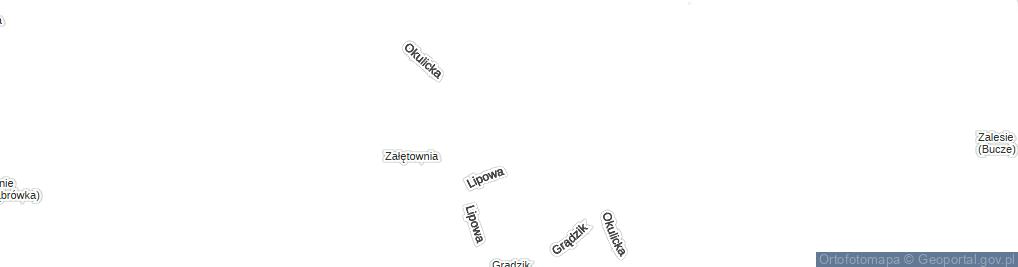 Zdjęcie satelitarne Na Podlesiu ul.