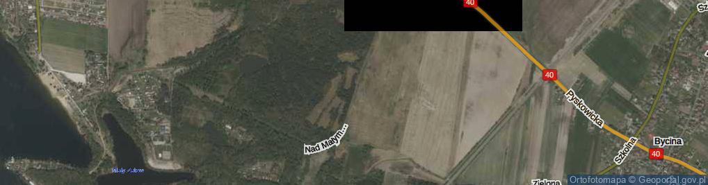 Zdjęcie satelitarne Nad Małym Zalewem ul.