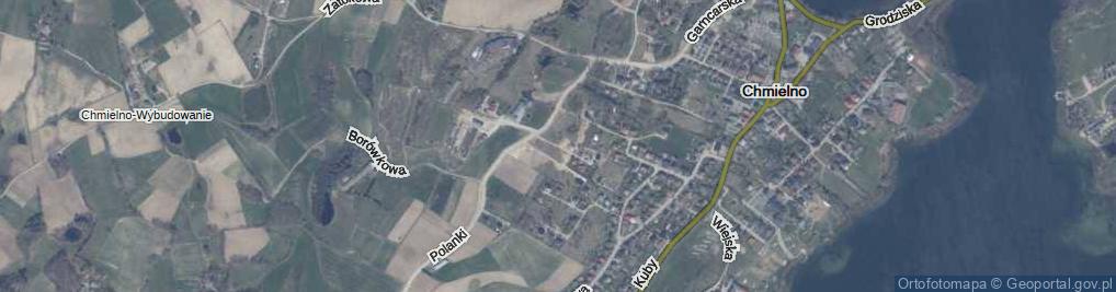 Zdjęcie satelitarne Na Wzgórzu ul.