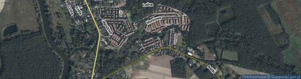 Zdjęcie satelitarne Nad Potokiem ul.