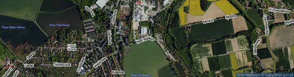 Zdjęcie satelitarne Nad Białką ul.