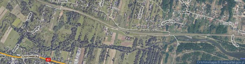 Zdjęcie satelitarne Nad Kamienną ul.
