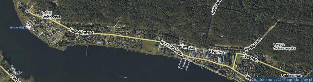 Zdjęcie satelitarne Nadwiślańska ul.