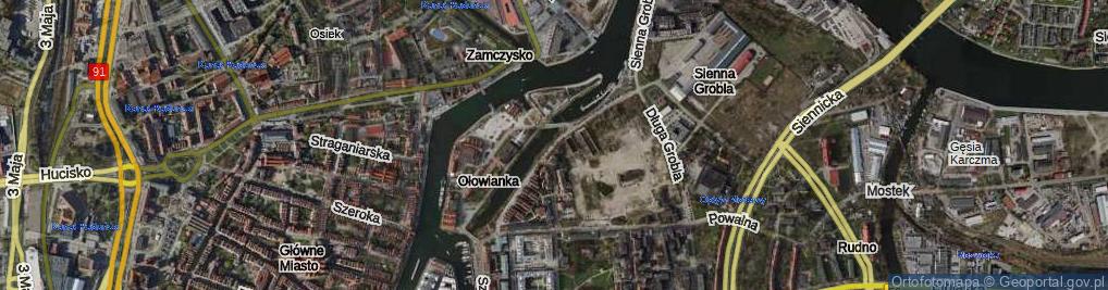 Zdjęcie satelitarne Na Stępce ul.