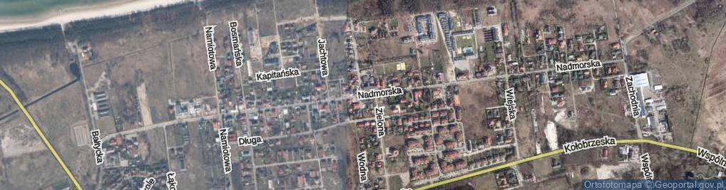 Zdjęcie satelitarne Nadmorska ul.