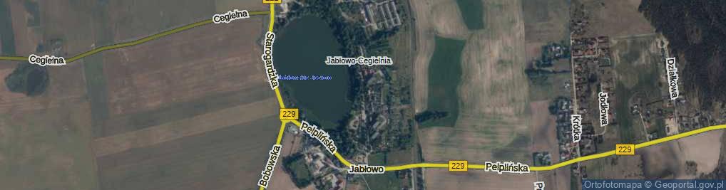 Zdjęcie satelitarne Nad Jeziorem ul.