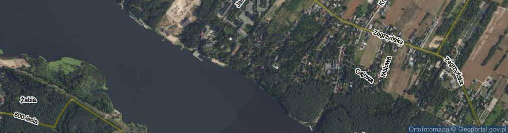 Zdjęcie satelitarne Nad Zalewem ul.