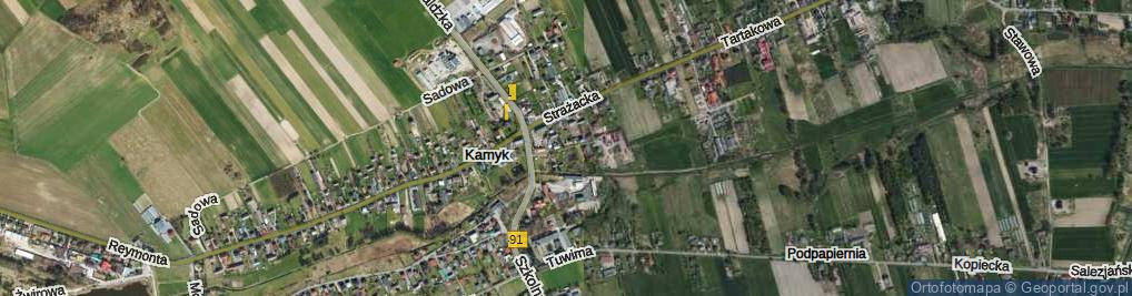 Zdjęcie satelitarne Nadrzeczna ul.