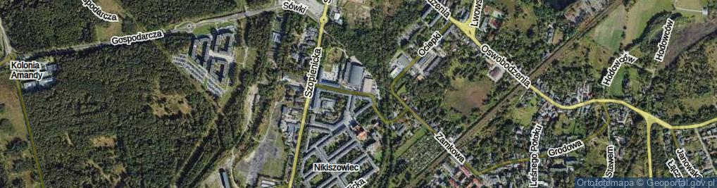 Zdjęcie satelitarne Nałkowskiej Zofii ul.