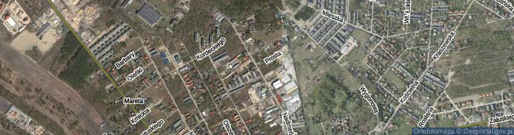 Zdjęcie satelitarne Nadmeńska ul.