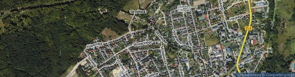 Zdjęcie satelitarne Nałkowskiej Zofii ul.