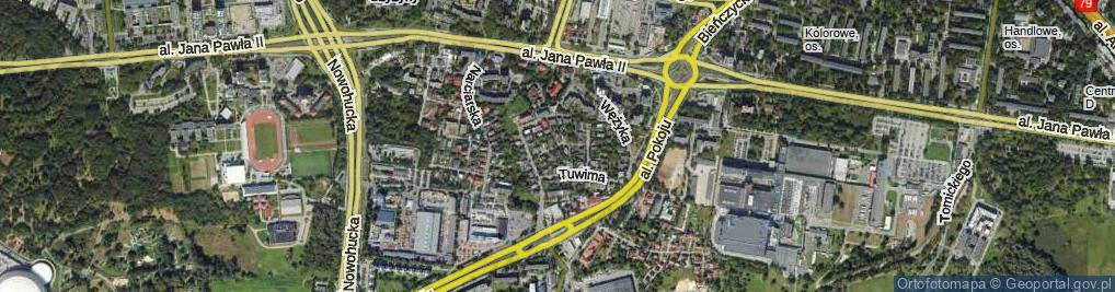 Zdjęcie satelitarne Nastrojowa ul.