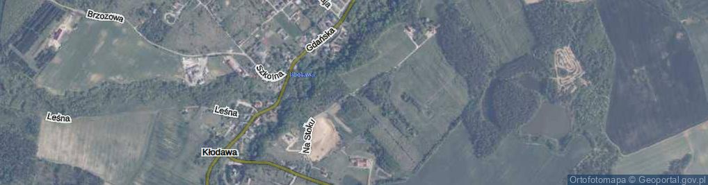 Zdjęcie satelitarne Na Stoku ul.