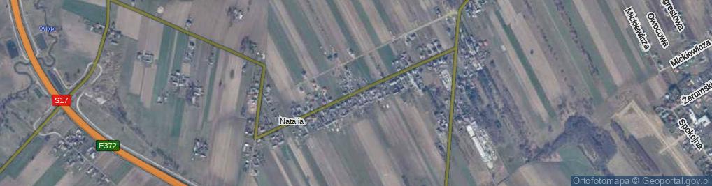 Zdjęcie satelitarne Natalia ul.