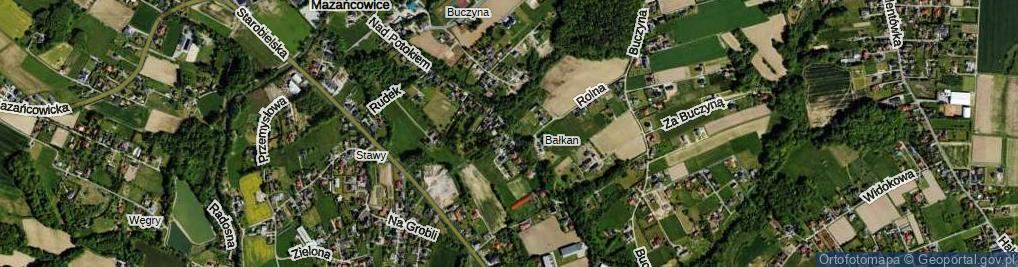 Zdjęcie satelitarne Nad Potokiem ul.