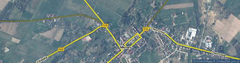 Zdjęcie satelitarne Nad Baudą ul.