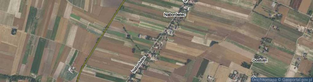 Zdjęcie satelitarne Naborówiec ul.