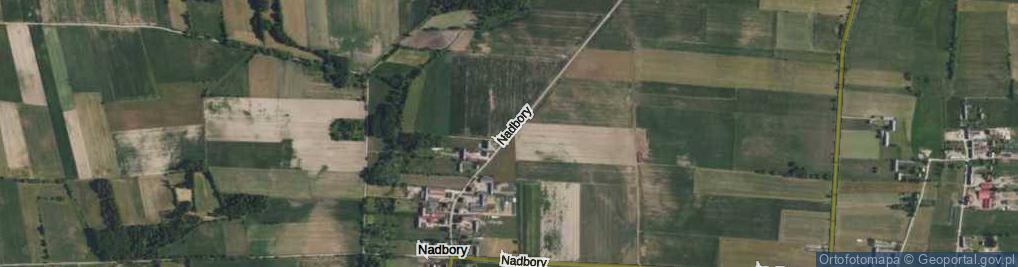 Zdjęcie satelitarne Nadbory ul.