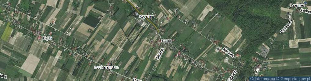 Zdjęcie satelitarne Na Stoku ul.