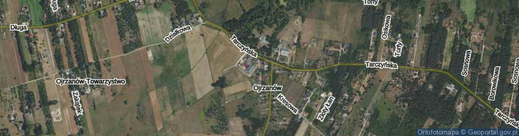 Zdjęcie satelitarne Nauczycielska ul.