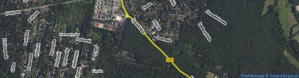 Zdjęcie satelitarne Natalińska ul.