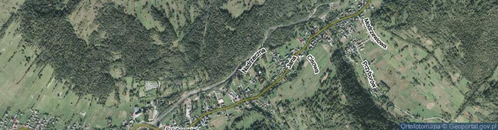 Zdjęcie satelitarne Nadrzeczna ul.