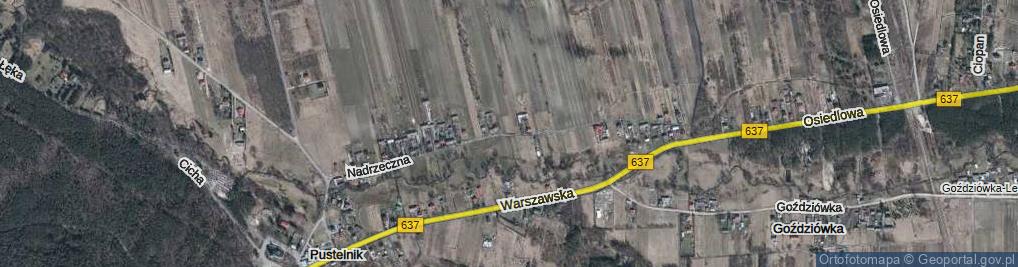 Zdjęcie satelitarne Nadrzeczna ul.