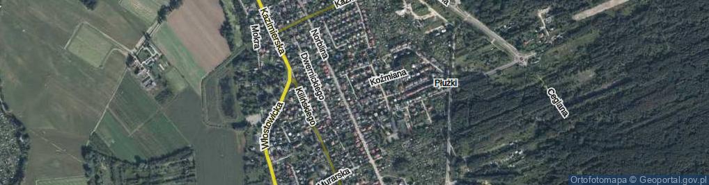 Zdjęcie satelitarne Naruszewicza Adama ul.