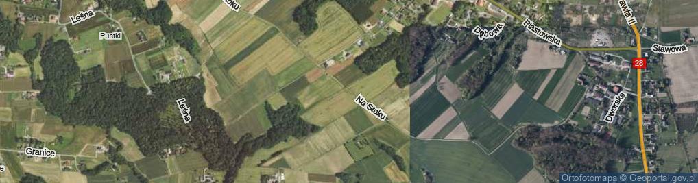 Zdjęcie satelitarne Na Stoku ul.