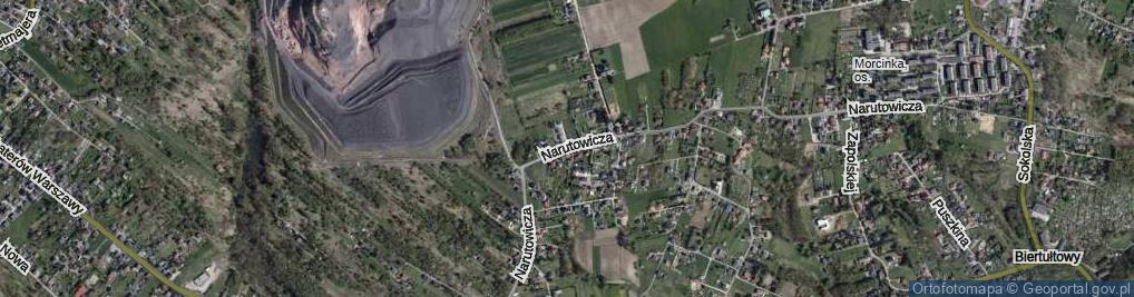 Zdjęcie satelitarne Narutowicza Gabriela ul.