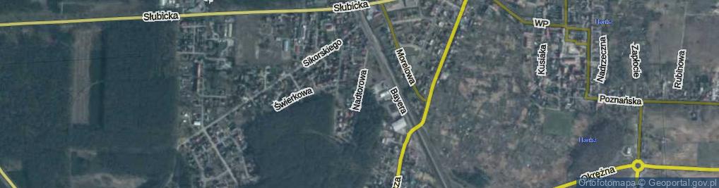 Zdjęcie satelitarne Nadtorowa ul.