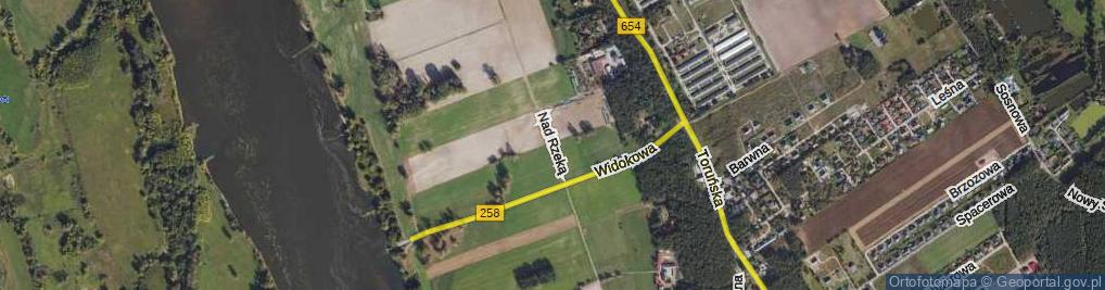 Zdjęcie satelitarne Nad Rzeką ul.