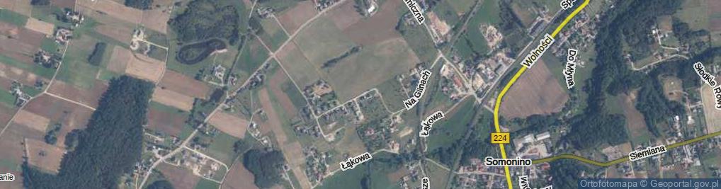 Zdjęcie satelitarne Na Glinach ul.